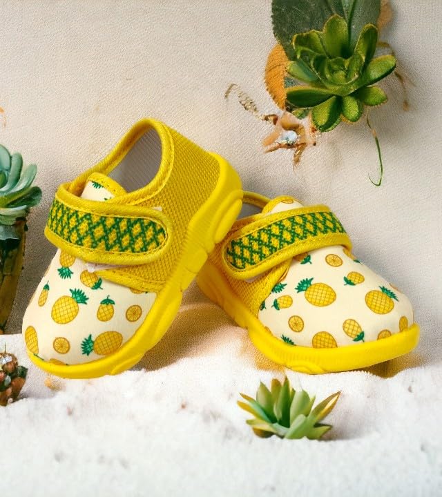 Coolz Kids Chu-Chu Sound Musical Shoes Star-12 Yellow for Baby Boys and Girls Age 9 Months- 2.5 Years (Yellow, UK Footwear Size System, Toddler, Age Range, Medium, 9 Months, 12 Months) - Image 3