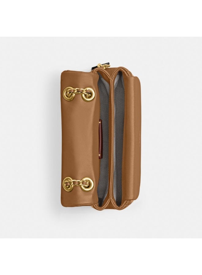 coachoutlet Quilted Leather Shoulder Bag with Signature Gold C Turnlock & Chain Strap - Luxurious Designer Handbag for Women, Perfect for Everyday - Tabby 20 - Image 4