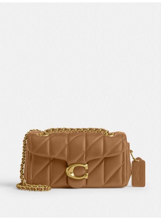 coachoutlet Quilted Leather Shoulder Bag with Signature Gold C Turnlock & Chain Strap - Luxurious Designer Handbag for Women, Perfect for Everyday - Tabby 20 - Image 1