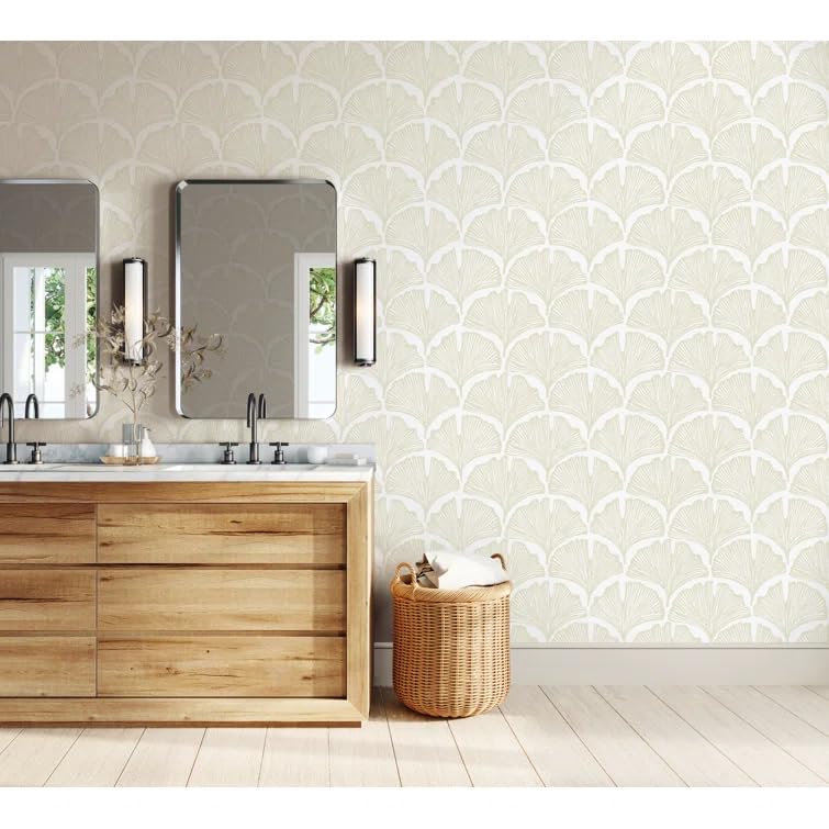 TEKCOOL Wallpaper for Home & Kitchen | Peel and Stick | Self Adhesive | Easy to Clean | Waterproof | Easy Line Up | Ideal for Wall Decoration | 17.7X118Inch | Zebra Beige (Pack of 3) - Image 5