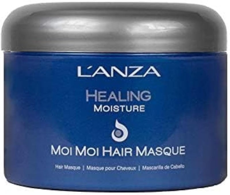 L'ANZA Healing Moisture Moi Moi Hair Masque - 6.8 Fl Oz, Moisturizing Treatment for Dry and Coarse Hair with Bamboo Codifying Complex - Image 1