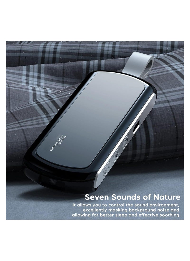 Y&D Pillow Speaker Bone Conduction Stereo, Mini Portable Bluetooth Wireless Sleep Headphones, Insomnia White Noise Machine for Side Sleepers, Black  - Image 5