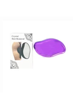 Painless crystal hair removal tool magic crystal fur rub, soft smooth skin quick and easy crystal hair removal for men and women