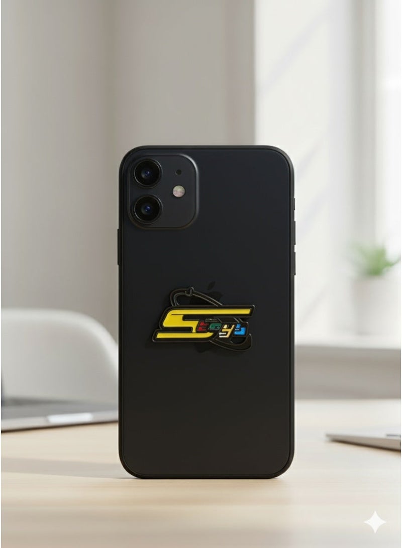 Naruto Two-piece metal iron mobile sticker of Naruto character and Spacetoon channel logo - Image 4