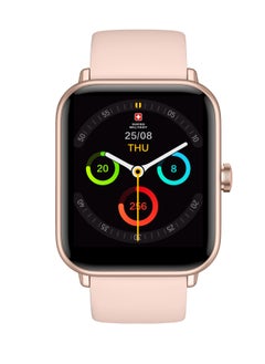 SWISS MILITARY Alps Smart watch,100 Songs Storage, Heart Rate/Stress/BP/Oxygen level Monitoring, Water Resistance: IP67, Battery Life 5to7 Days, Compatibility: IOS/Android-Pink  - Image 3