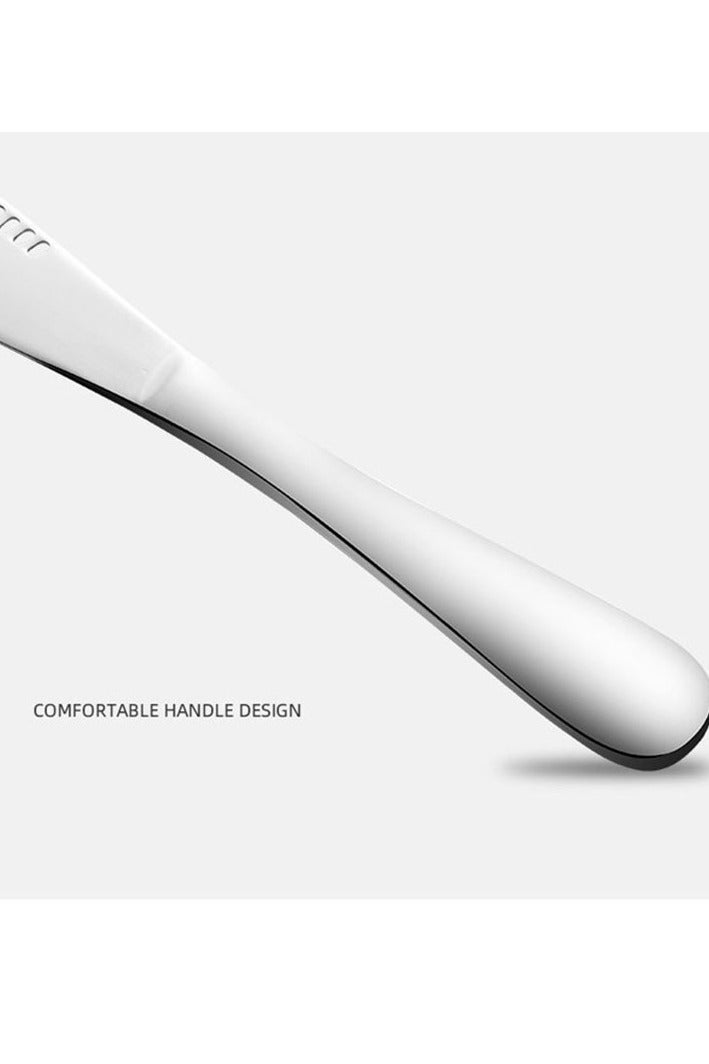 3 in 1 Stainless Steel Butter Knife Cheese Dessert Jam Spreaders Cream Scraper Bread Splitter Butter Spreader - Image 4