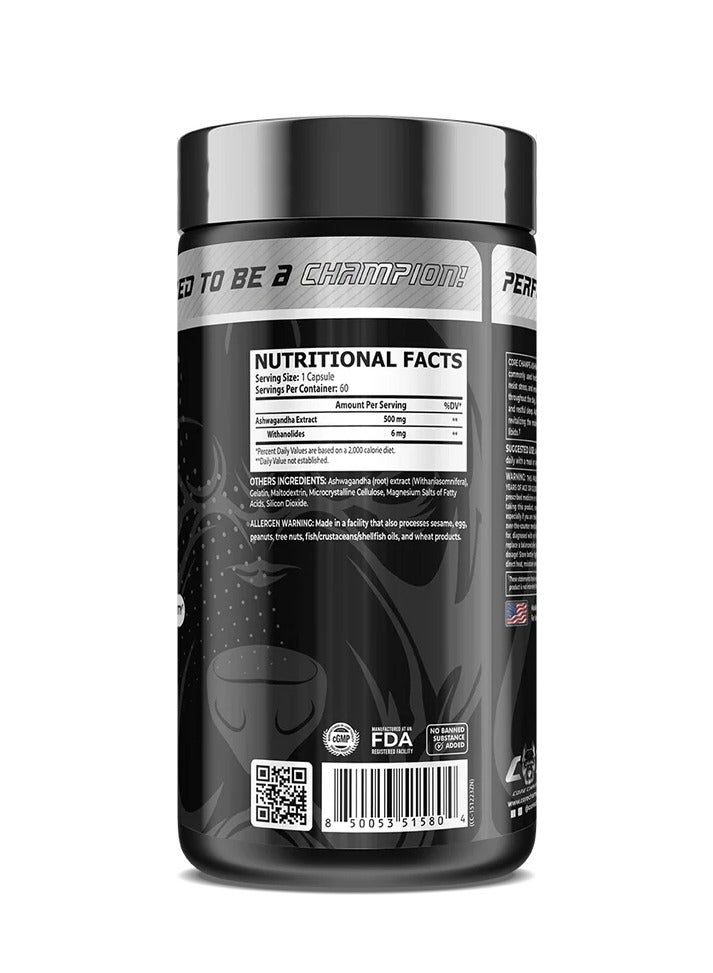 كور تشامبس أشواغاندا ٥٠٠ مجم ٦٠ كبسولة - Image 2