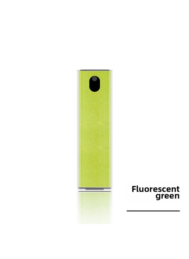 Mobile Phone Screen Cleaner Spray Wipe Integrated Mobile Phone Tablet Computer Screen Universal Cleaner Decontamination Anti-fingerprint-Color:Good Quality [fluorescent Green] Color Boxed-no PC Shell