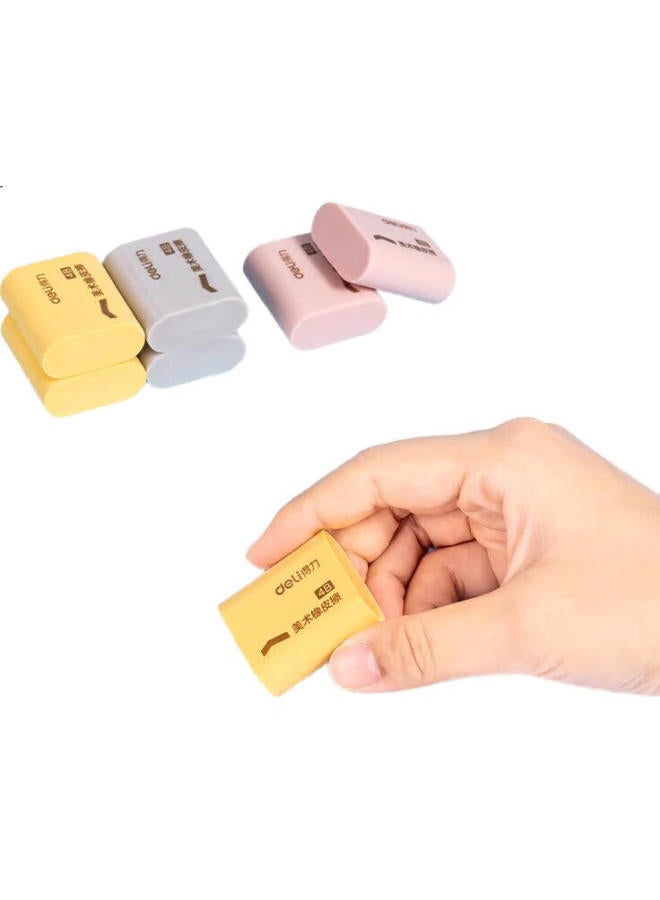 Deli 36 Soft Student Erasers, Multi-Color Exam Stationery For Middle School And College Entrance Exams, Drawing Erasers - Image 3