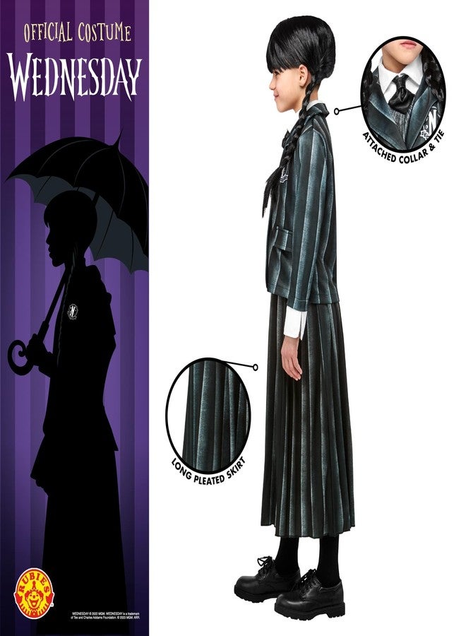 Rubies Wednesday TV Series: Wednesday Addams Nevermore School Uniform Costume for Kids by Rubies, Girl's Medium - Image 3