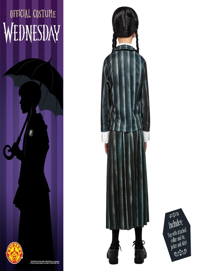 Rubies Wednesday TV Series: Wednesday Addams Nevermore School Uniform Costume for Kids by Rubies, Girl's Medium - Image 2