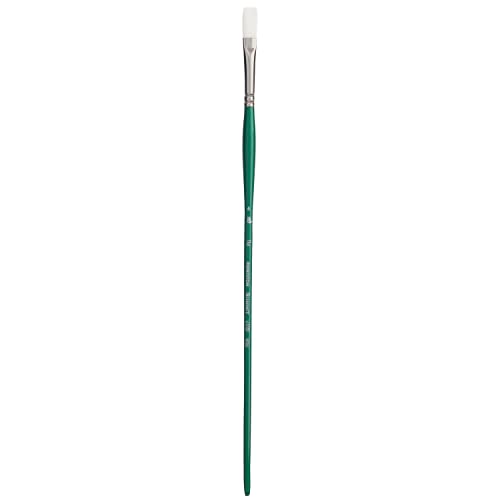 Princeton Artist Brush Summit, Brushes for Acrylic and Oil Series 6100, Flat White Synthetic, Size 4 - Image 1