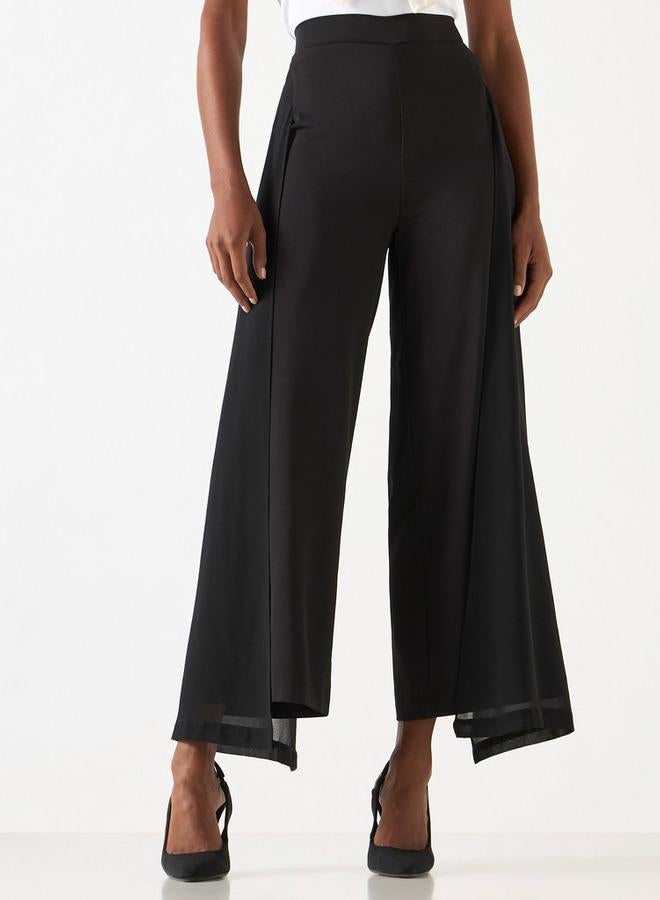 تواكستريمز بنطلون سادة بخصر مطاطي وتفاصيل متداخلة من توإكستريمز - Image 1