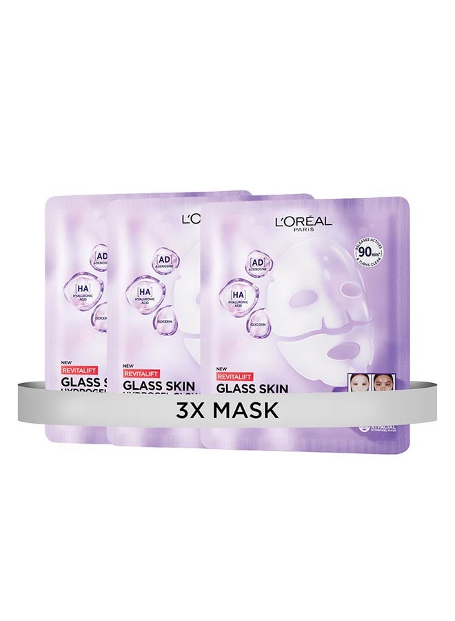 L'OREAL PARIS L’Oréal Paris Revitalift Hydrogel Glow Mask Glass Skin In Only 90 Minutes, 1pc Bundle - Image 1