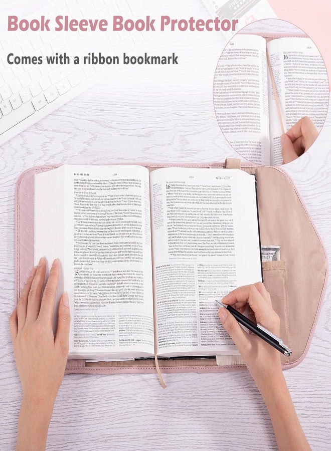 Aplufine أبلوفاين - غطاء كتاب قابل لإعادة الاستخدام بإغلاق مغناطيسي، غطاء كتاب قابل للتعديل لمحبي الكتب، حقيبة حمل واقية للكتب ذات الغلاف الورقي والكتب ذات الغلاف المقوى - Image 3