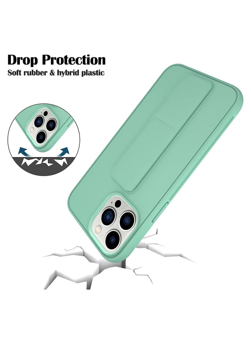 Raxoom ELTERAZONE Case Cover Compatible with iPhone 15 Magnetic Car Mount Kickstand and holder, Premium Silicone Vertical and horizontal Hand Strap, and Grip with multi-stand - Image 3