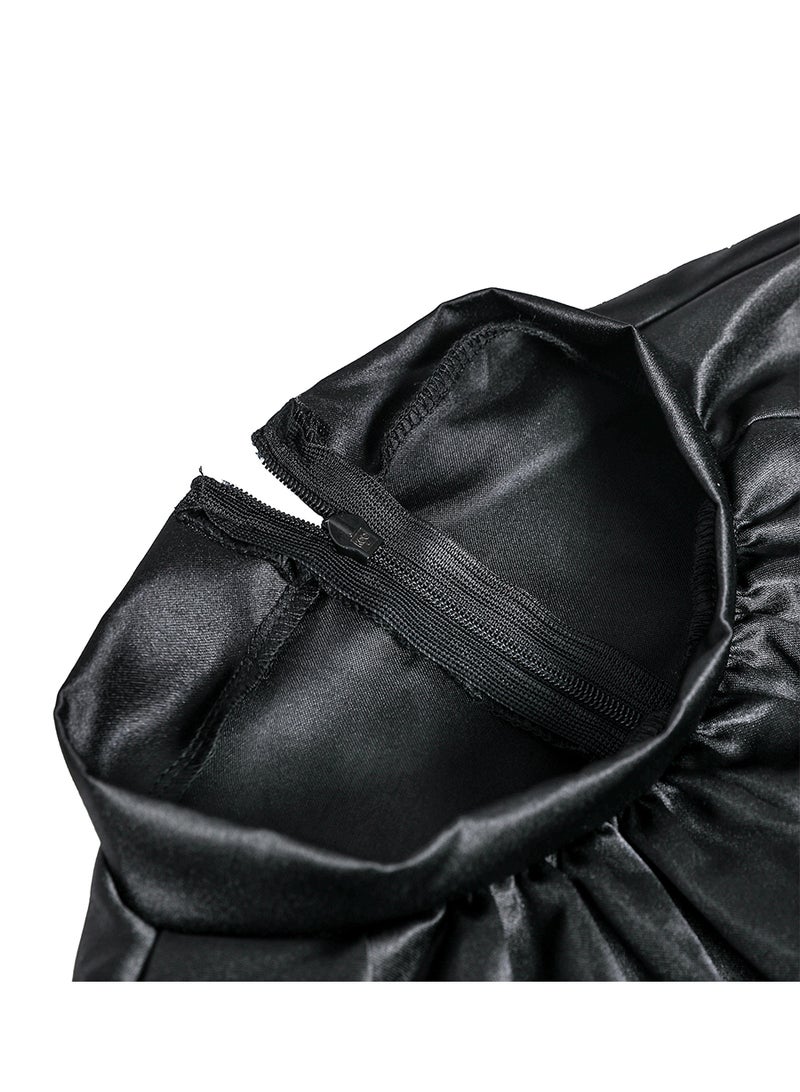 Loquat Witch Costume For Women ，Wicked Witch Black Dress Outfit ，Gothic Victorian Witch Vampire Dress，Movies And Video Games Costume For Women - Image 4