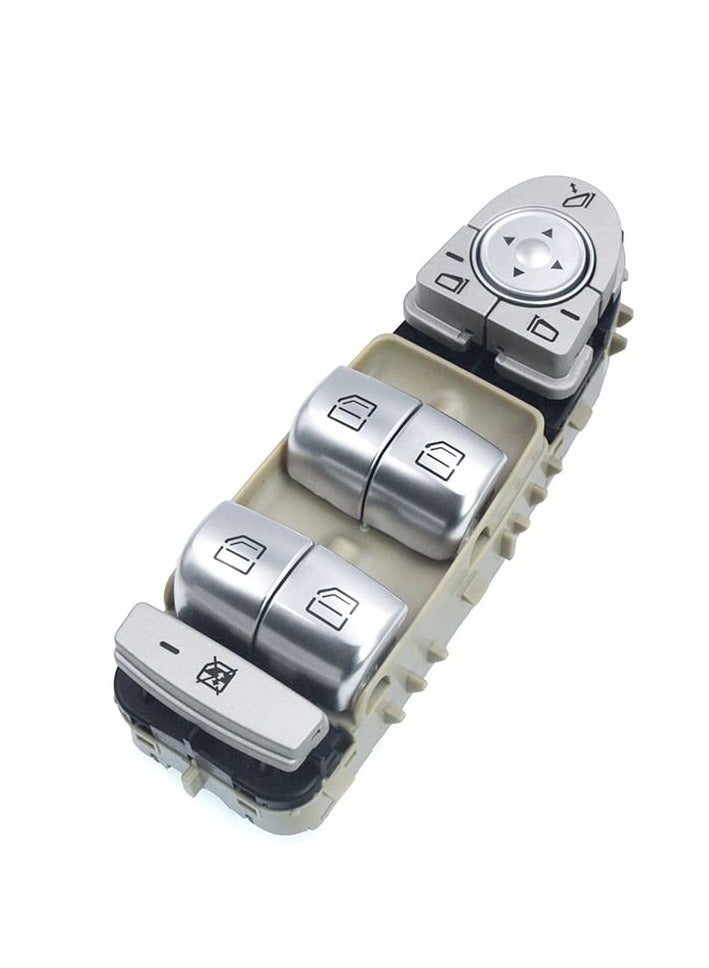 ستارويل زر تشغيل نافذة الطاقة متوافق مع مرسيدس-بنز C180 C200 C220 C250 C300 C400 2013 2014 2015 2016 2017 2018 2019 2020 GLC200 GLC220 GLC250 GLC260 GLC300 GLC350 GLC 400 W205 X253 C253 بلون البيج - Image 1