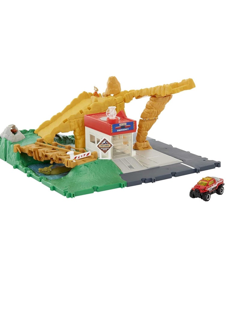 ماتش بوكس مجموعة ألعاب أكشن درايفرز مع مركبة بمقياس 1:64 للأطفال من سن 3 سنوات فما فوق - Image 1