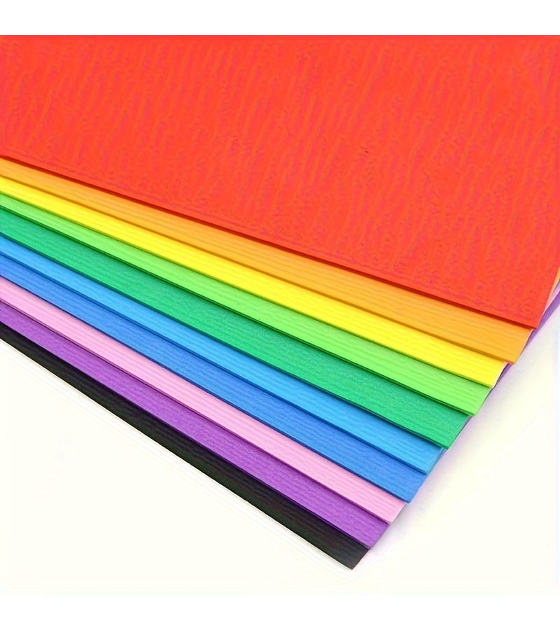 Pack Of 10 Colorful EVA Foam Sheets For Craft Projects - Image 5