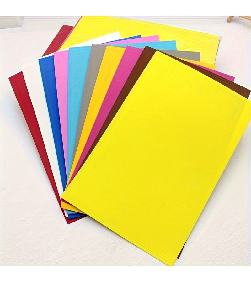 Pack Of 10 Colorful EVA Foam Sheets For Craft Projects - Image 4