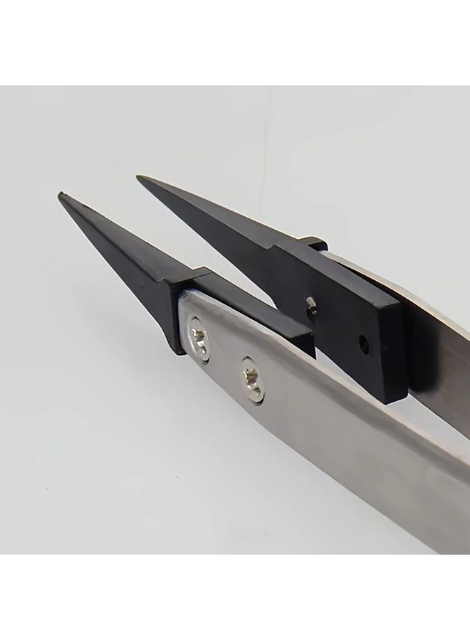 ESD 259A Anti Static Precision Tweezers For Electronics Repair Heavy Duty Metal - Image 5