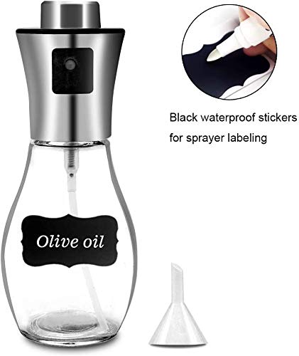 Koyet Glass Oil Dispenser Bottle with Brush, 200ml, Multicolour, 1 Piece - Image 5