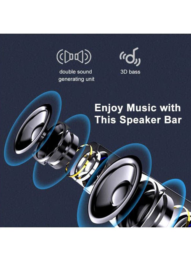 NIBEMINENT Wired Soundbar V110 White - Image 3