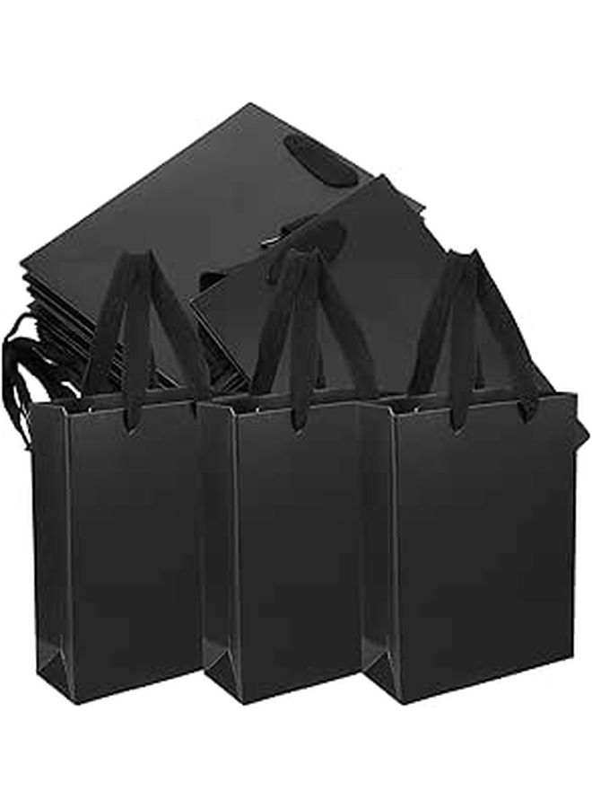 Black Floral Bouquet Wrapping Bags 10pcs 15x6x20cm Food Grade Packing for Wedding - Image 1