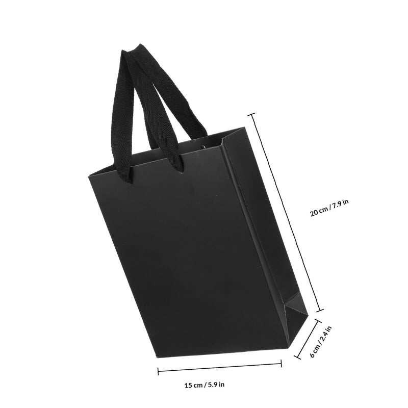 Black Floral Bouquet Wrapping Bags 10pcs 15x6x20cm Food Grade Packing for Wedding - Image 3