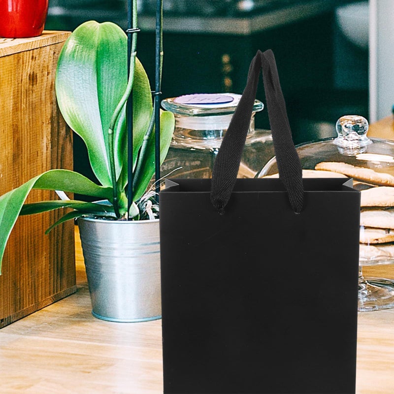 Black Floral Bouquet Wrapping Bags 10pcs 15x6x20cm Food Grade Packing for Wedding - Image 5
