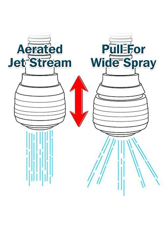 Faucet Sprayer Attachment Flexible Tap Extension Aerator 360 Degree ABS whith Universal Connector For Kitchen Sink Cold Hot Water - Image 4