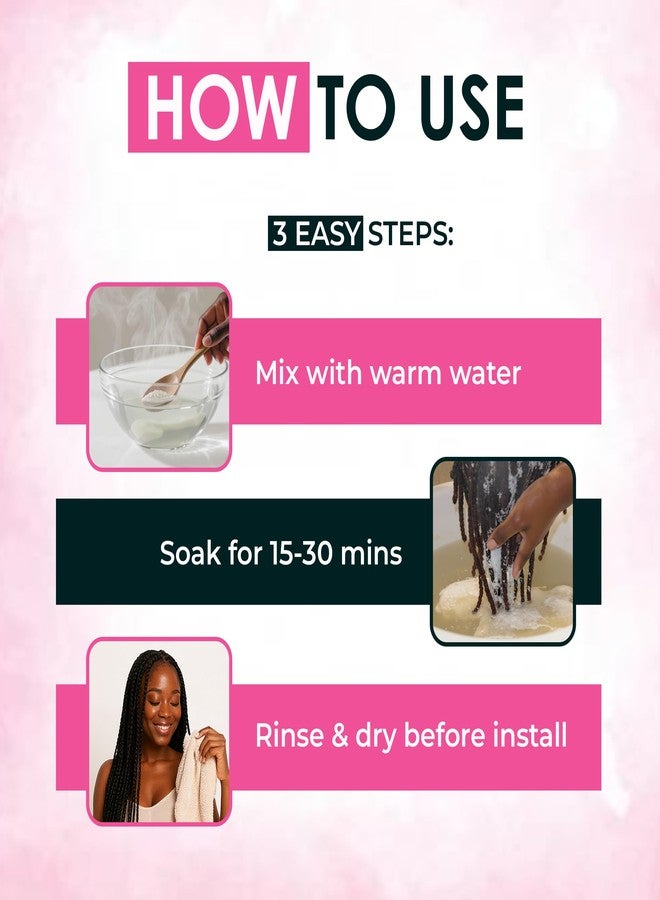 Esha Braid N Slay Detox Powder - Scalp Cleanser for Braids, Locs & Twists - Removes Buildup, Odor & Prewashes Synthetic Hair - Non-Stripping, Soothing, 85g (85g, GRAPEFRUIT) - Image 5