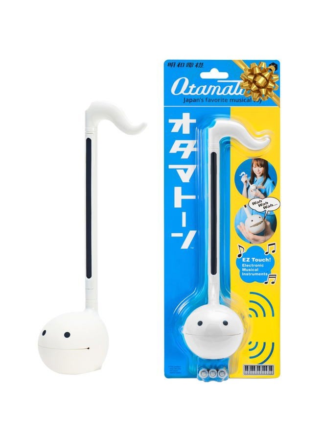 Otamatone English Edition, Japanese Electronic Musical Instrument Synthesizer by Cube/Maywa Denki, White - Image 1