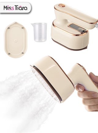 Mini Travel Steam Iron - 1000 Watt Travel Steam Iron Portable Professional Handheld Garment Steamer 180° Rotating Foldable Home and Travel Garment Steamer Suitable for Home and Travel Garment Steamers - pzsku/ZF9F7A3B3AF58B3FB0AD9Z/45/_/1711260464/c980bcdd-0250-4f76-b960-756da81cc2f0