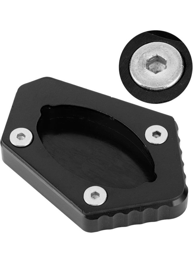 klarako Motorcycle Kickstand Enlarger Plate Side Stand Extend Pad KSP?128?Set Fit for TRIUMPH SPEED TRIPLE S/R/RS/765(Black)