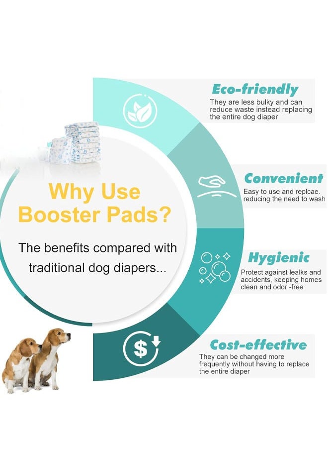 12Pcs Male Dog Diapers Absorbent Male Dog Wraps Belly Bands for Male Dogs with Leak Protection, Excitable Urination, Incontinence, or Male Marking  Leakproof Puppy Diapers Male Doggie Diaper