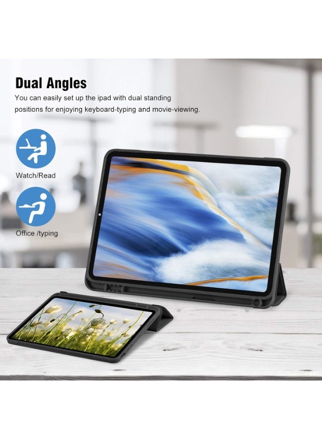 LEDIN Case Cover Compatible with iPad 10 Generation 2022 iPad 10.9 Inch with Pen Holder, Slim Tablet Cover with Soft TPU Back with Auto Wake/Sleep - Image 3