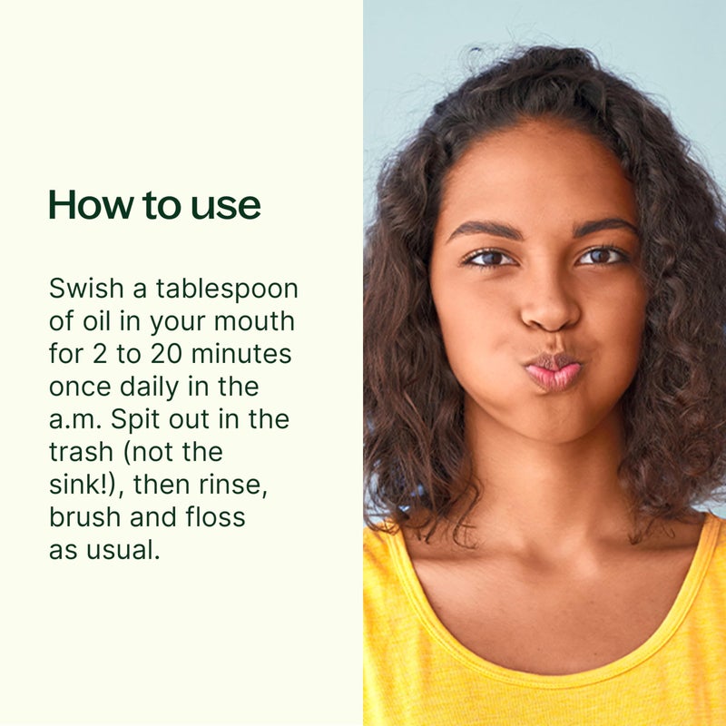 Plant Therapy Organic Whitening Pulling Oil 8 oz Peppermint & Clove, Naturally Whitens Teeth, Freshens Breath & Supports Gum Health, Helps Calm Oral Irritation and Discomfort, Natural Essential Oils - Image 2