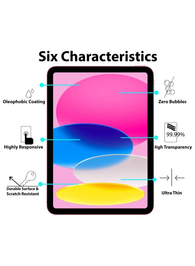 FOCUS Screen protector for Huawei MediaPad M5 lite 10.1 Inch BAH2-W19/BAH2-L09 Edge to Edge Full Screen Coverage Anti Scratch Tempered Glass - Image 2