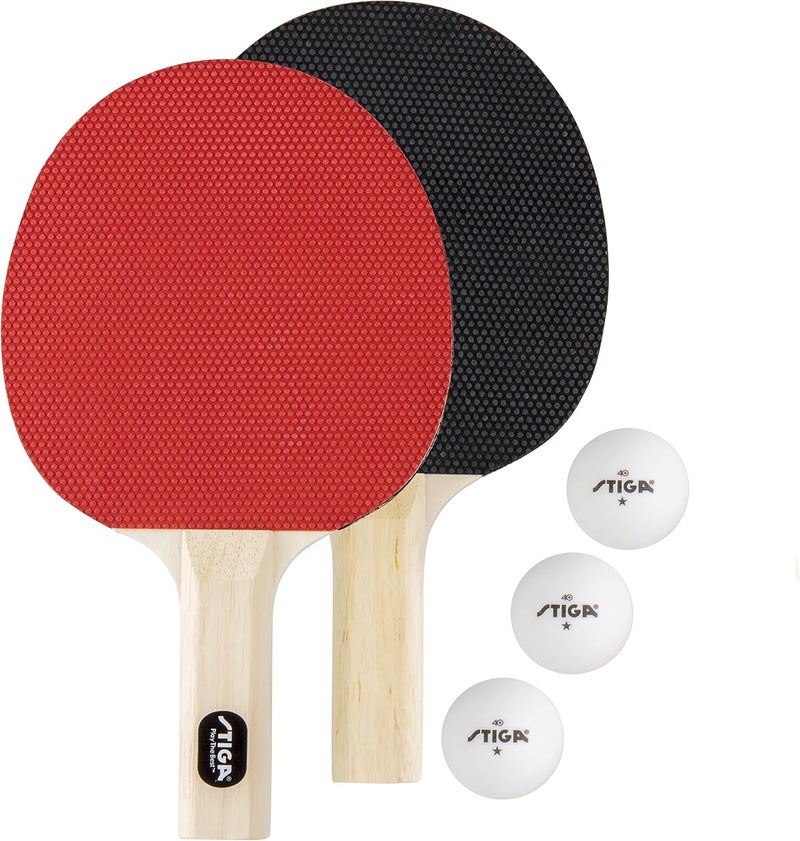 Stiga طقم بينغ بونغ كلاسيكي للاعبين 2 و 4 - مضارب تنس الطاولة - Image 1