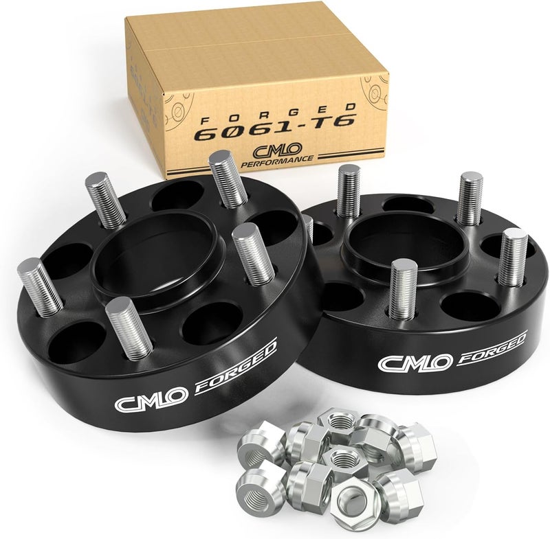 Customadeonly 2 Hub Centric Black Wheel Spacers 5x114.3 66.1 CB 12X1.25 1.5 Inch 38MM for Infiniti G35, G37, Nissan 240SX 350Z 370Z 300ZX - Image 1