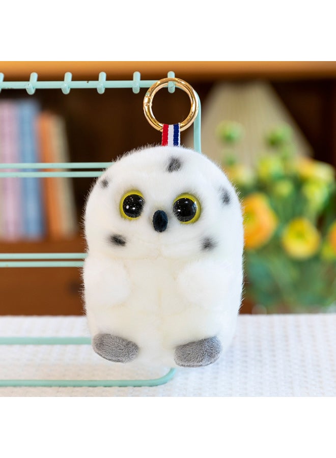 Genuine Spherical Doll Plush Toy Creative Rabbit Elephant Cartoon Bag Pendant Doll Panda Holiday Gift-Specifications:Yellow Bunny - Image 5