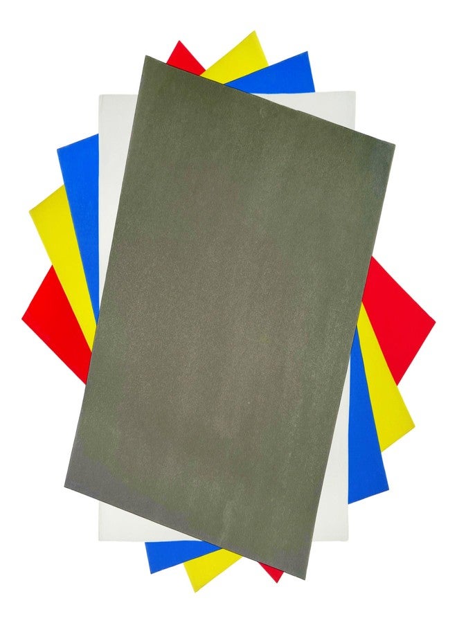 Saral Paper Corp Wax Free Transfer Tracking Paper Sampler Pack - One 8.5 Inches x 11 Inches Sheet for Each Color (Red, Blue, Yellow, White, Graphite) - Image 3