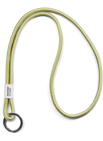 Pantone Pantone Long Keychain Lanyard – Sleek Lime Green – Durable Nylon Neck Strap &amp; High-Visibility Key Holder for Daily Use