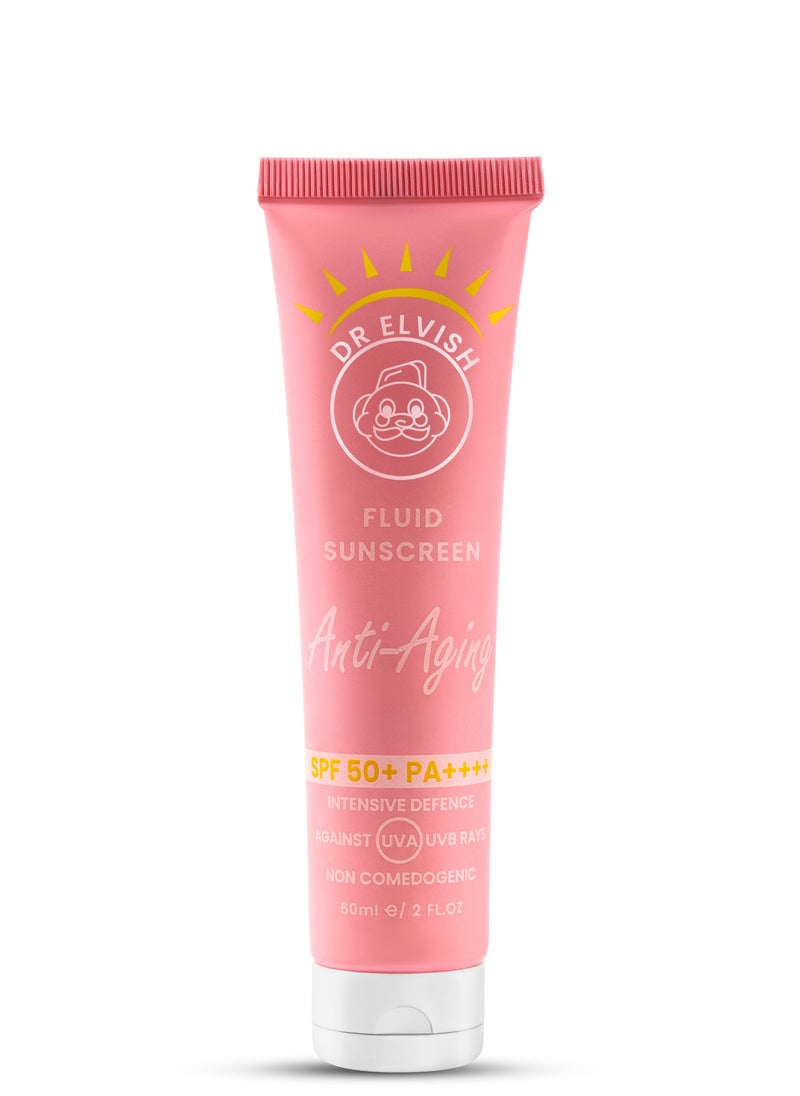 dr elvish - Fluid Sunscreen Anti-Aging SPF50 /PA ++++ - Image 1