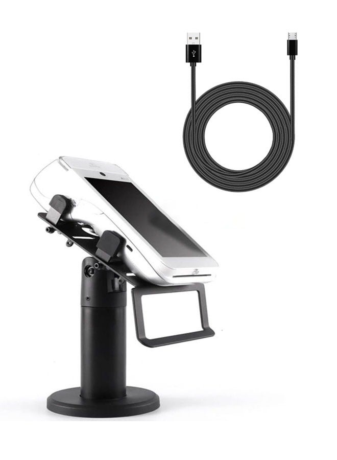 SJet Universal Credit Card Terminal Metal Stand with Long USB cable for POS Machine