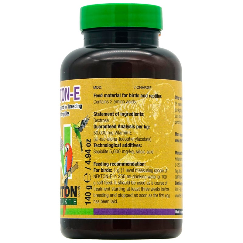 Nekton-E Vitamin E Supplement for Birds, 140gm - Image 2