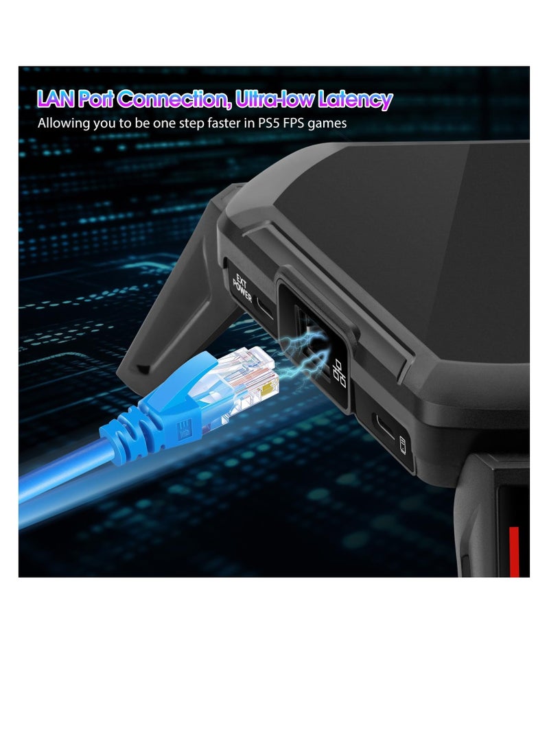 XIM PS5 Keyboard and Mouse Adapter, Keyboard Mouse Adapter Converter for PS5/ PS4/ Xbox Series X/Xbox Series S/Xbox One/Switch/PC, Supports All PS5 Games & App Customization