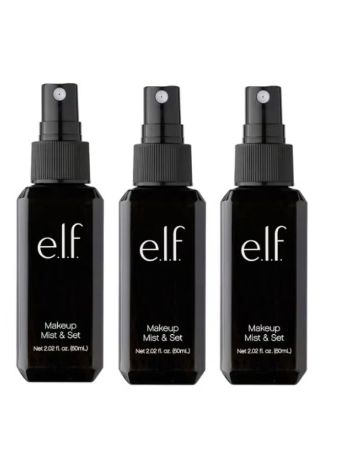 إلف بخاخ تثبيت المكياج الشفاف (عبوة من 3 قطع)